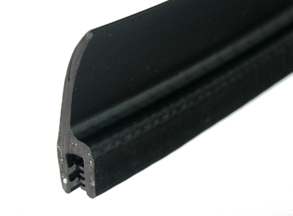 Self Grip Top Lipseal With 25mm Wide Lip - To Fit 1.5mm to 3mm Thick Panel 
