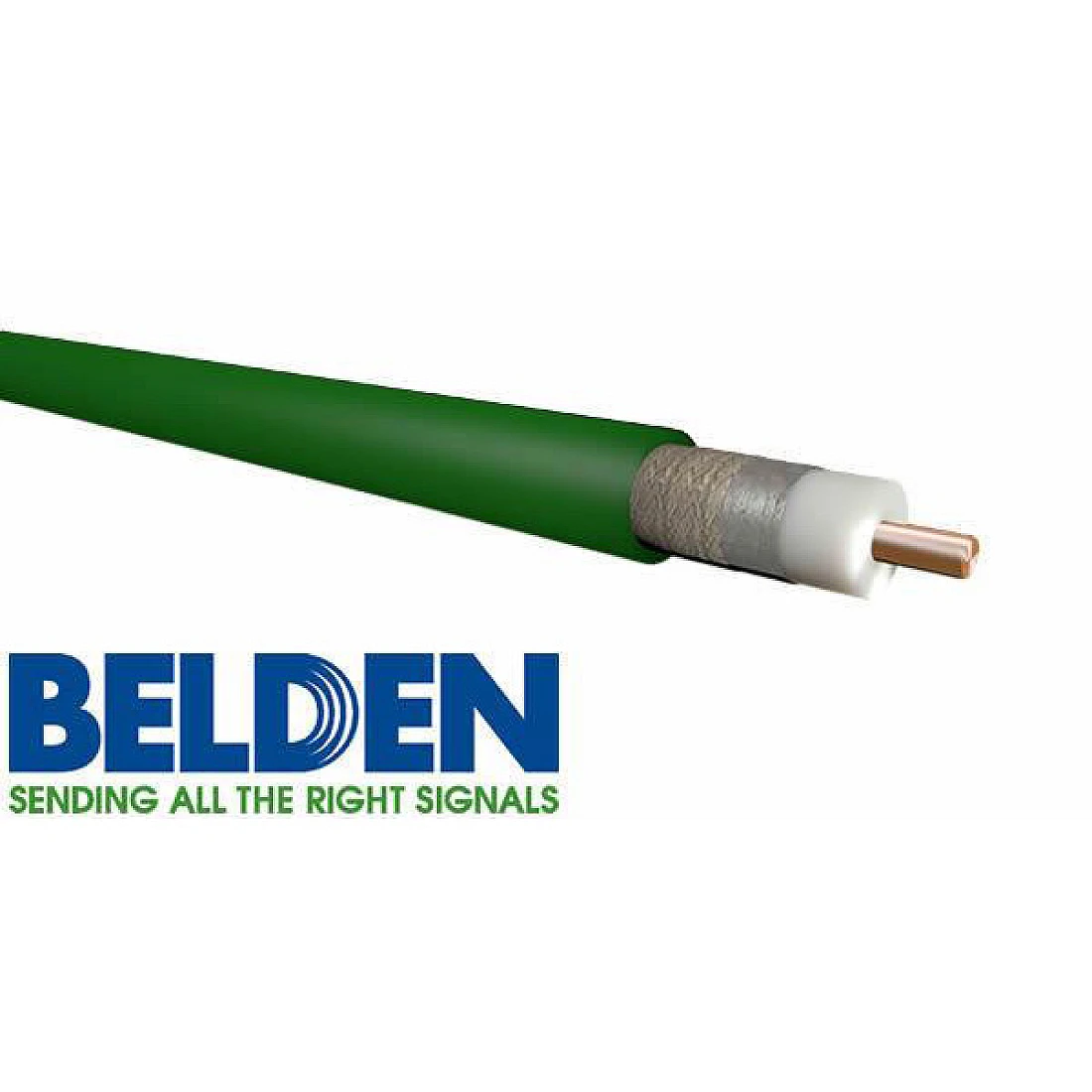 BELDEN 1855ENH VIDEO BRILLIANCE 3GHD COAX GREEN LSNH 500M