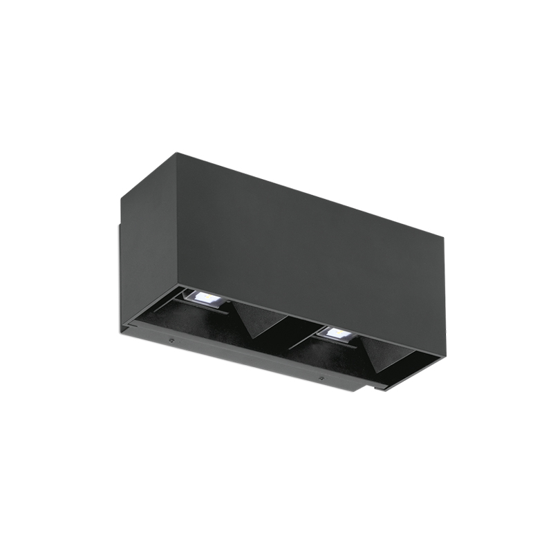 Aurora IP65 Double LED Multi-Directional Wall Light 18W 3000K