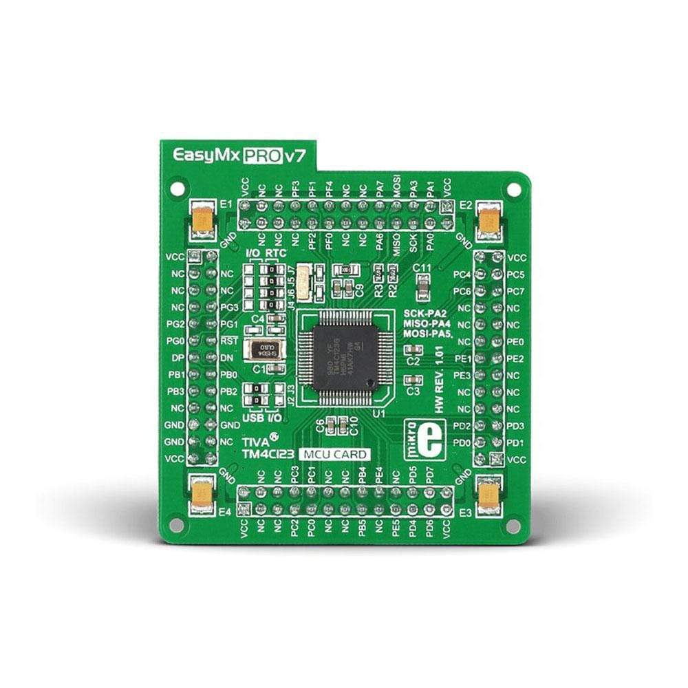 EasyMx PRO v7 for Tiva MCU Card with TM4C123GH6PMI