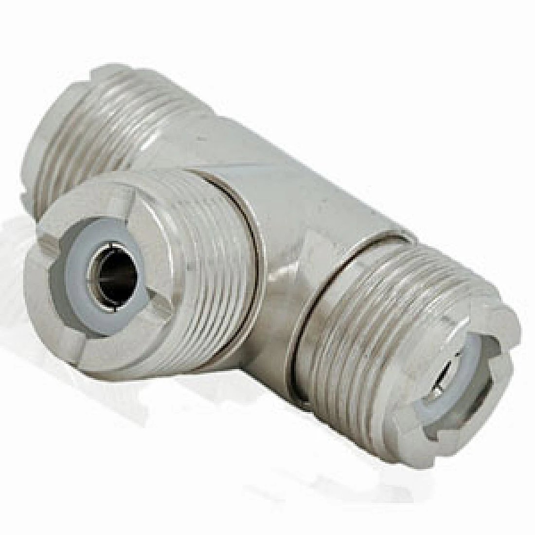 UHF T Adaptor Jack Jack Jack