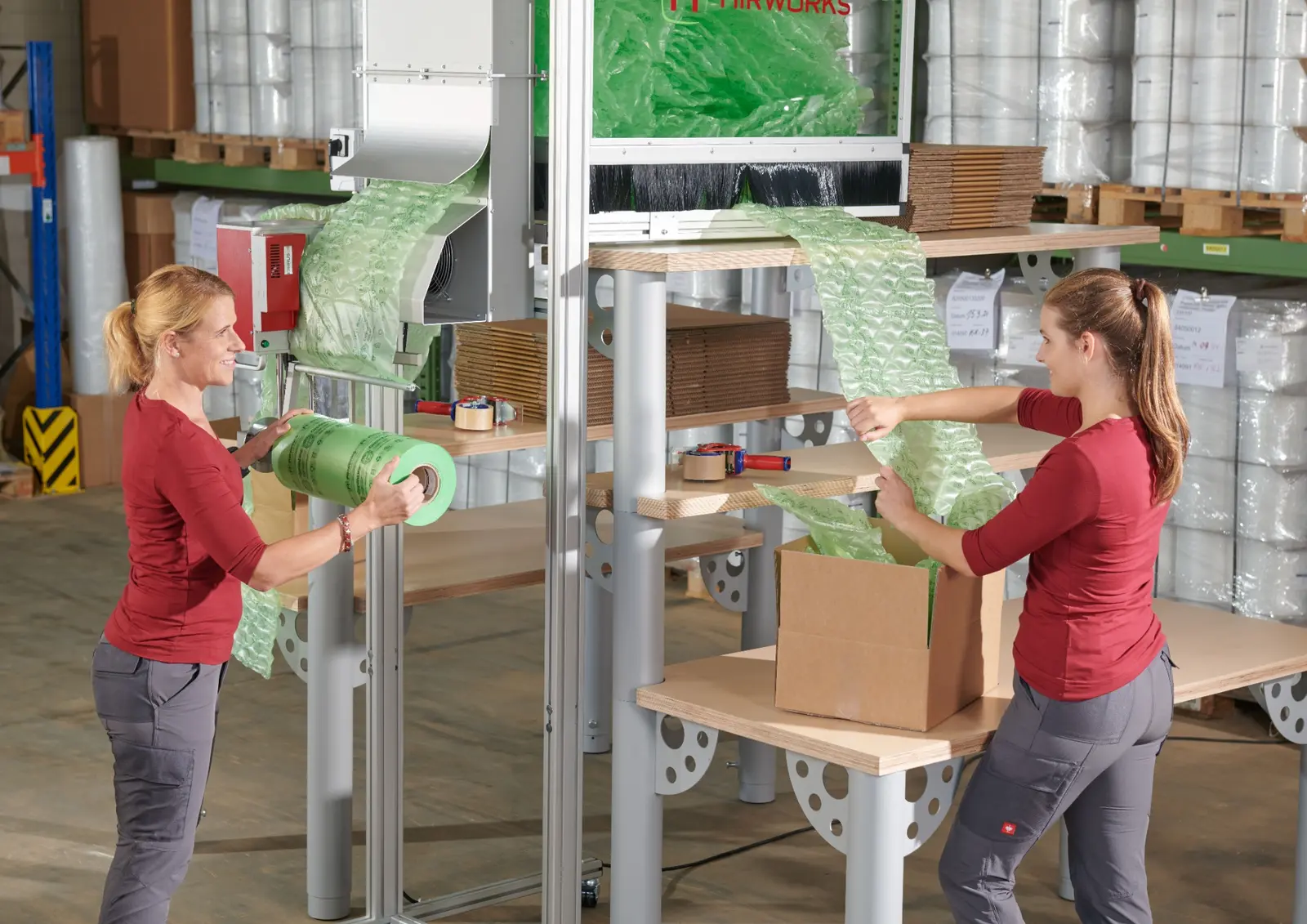 On-Demand Inflatable Packaging Machines for E-Commerce