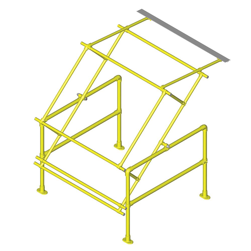 Standard Frame Pallet GateGalvanised and Powder Coated Yellow