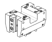 Axial &#177;30&#176; adjustable angle driven tool for movement in Y axis