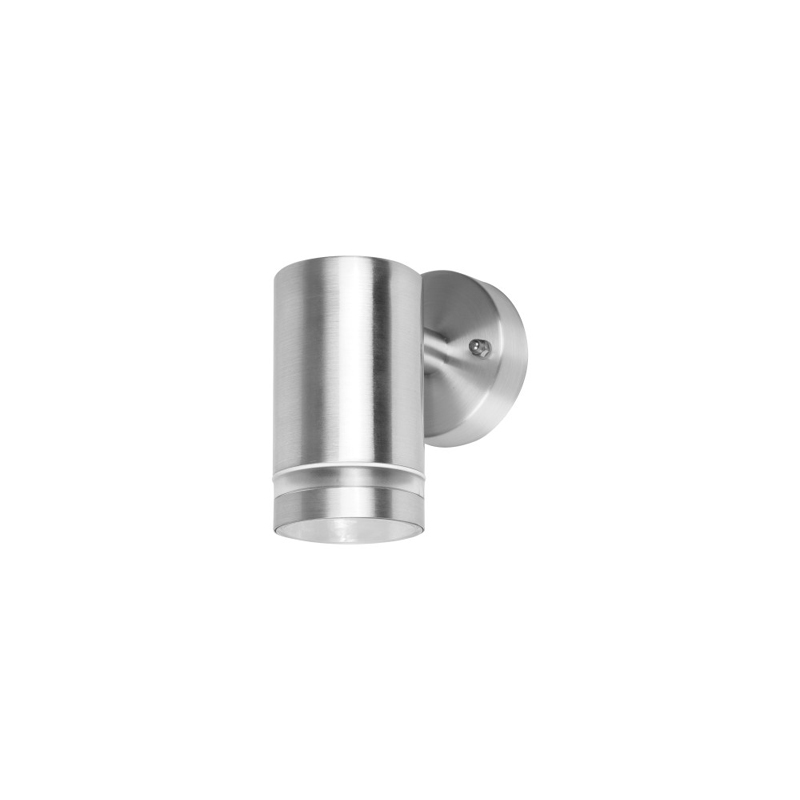 Integral Outdoor Stainless Steel GU10 Down Wall Light Steel