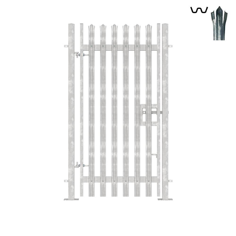 Single Leaf Bolt-Down Gate - 2.4m x 1.2mTriple Pointed 'W' Section 2.0mm