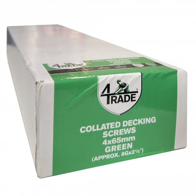 Collated Decking Screws - Organic Green - LIMITED OFFER