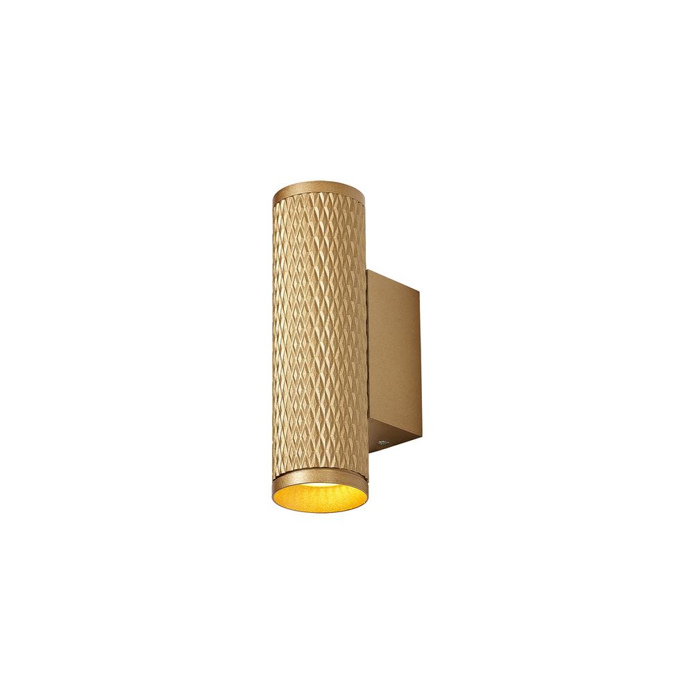 Luxuria * Swirl Wall Light 2xGU10 Champagne Gold