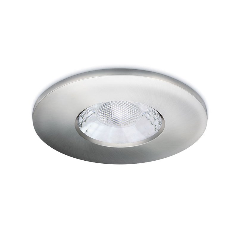 JCC Fireguard Downlight Brushed Nickel IP65 Bathroom