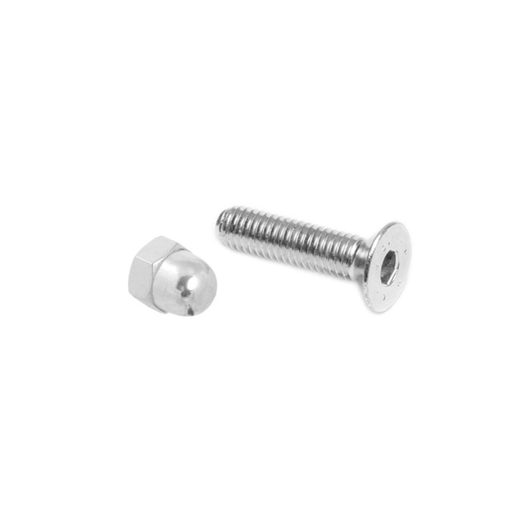 Threaded Assembly-weldable Glass ClampsStainless 316 C/WBolt And Dome Nut