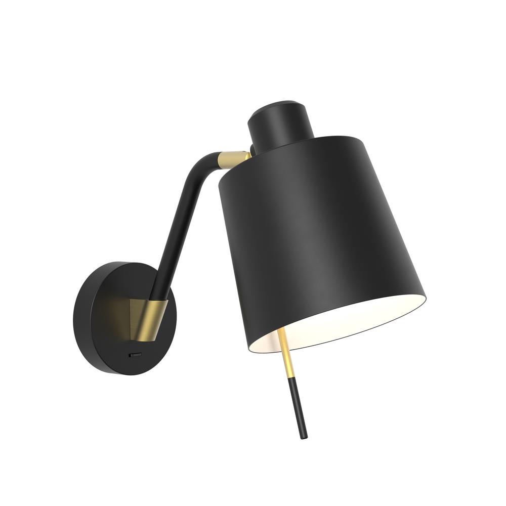 Astro Edward Wall Switched Matt Black Wall Light