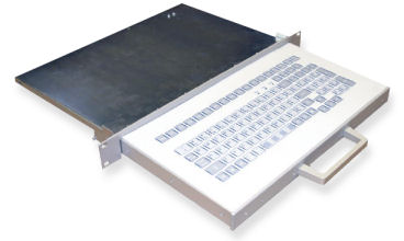 KS09528 Indukey TKS-104a-SCHUBL-USB Rack Mount Keyboard IP65&#43; Rated USB-US ( Keyboard Only )