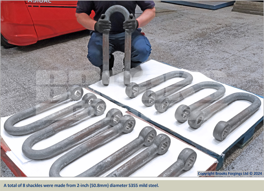 Bespoke D Type Shackles Produced To Aid Delivery Of Handling System