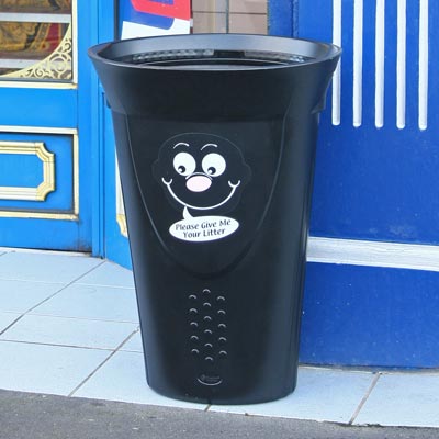 Luna� Litter Bin with Billy Bin-it� Symbol
                                    
	                                    Now with Special Graphics for Schools