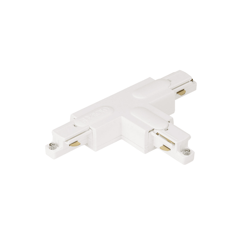 Aurora Single Circuit Track T Connector Outside Left White