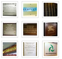 Made To Order  Aluminium Engraved Sign Boards For Offices