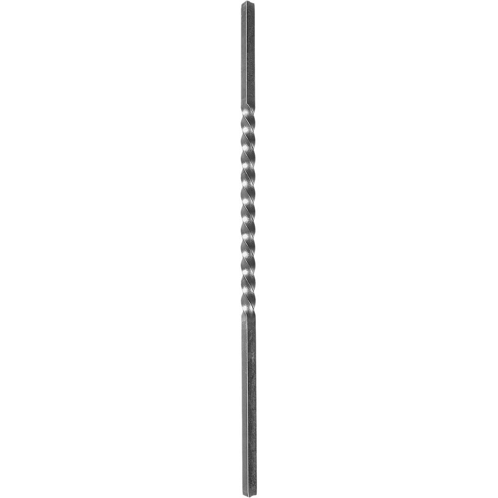 Twisted Bar Height 1200mm - Single TwistSmooth - 30mm Square Bar