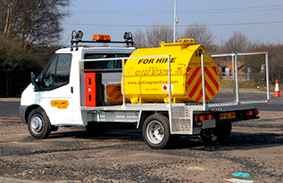 Operated Hire Of 950 litre Bunded Transit Mounted Diesel Bowser Potters Bar