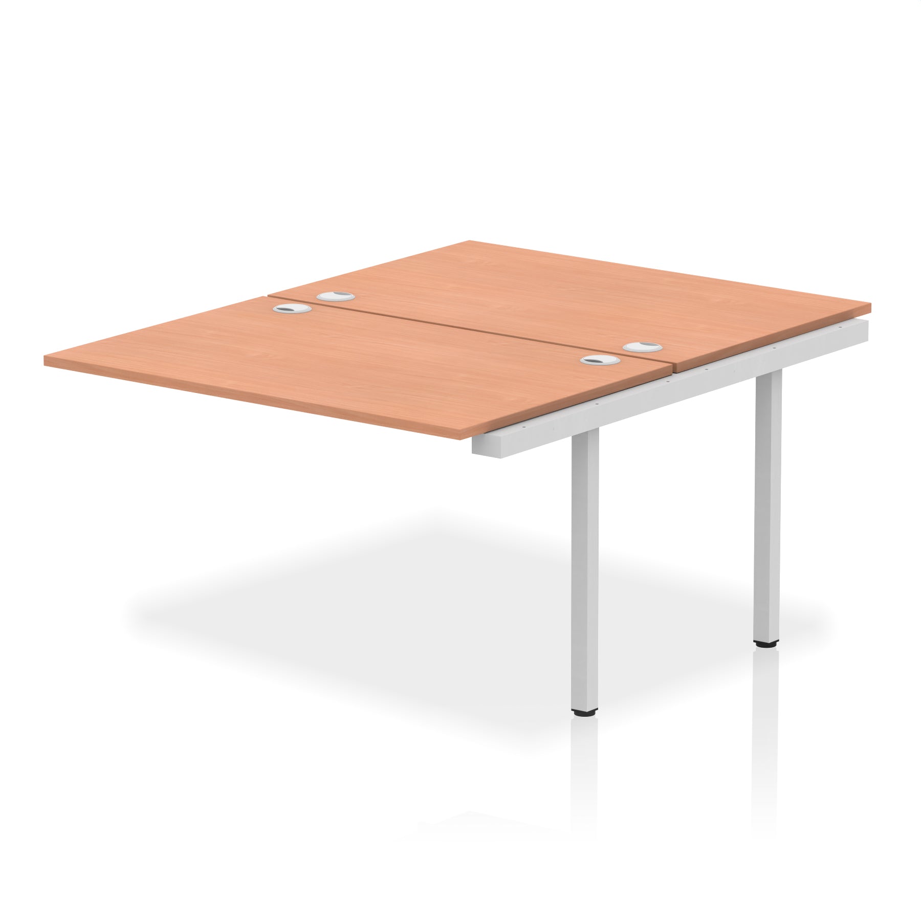 Specialising In Impulse B2B Bench Desk - 2 Person Extension Kit - 1200mm, 1400mm, 1600mm, 1800mm - Multiple Colour Options UK