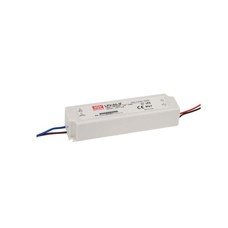 Mean Well Constant Voltage LED Driver 60W 48V  MPN: LPV-60-48