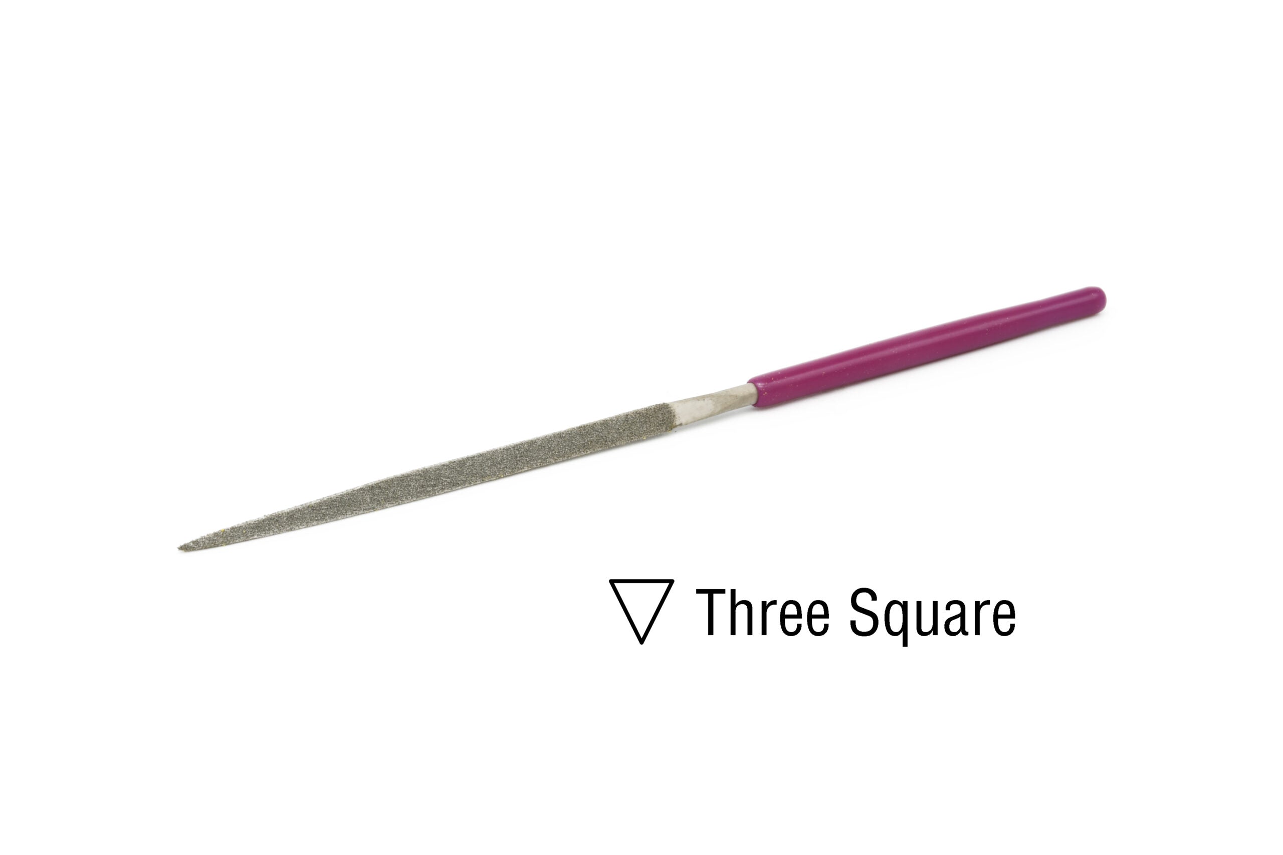 EZE-LAP Needle File Three Square  Coarse
