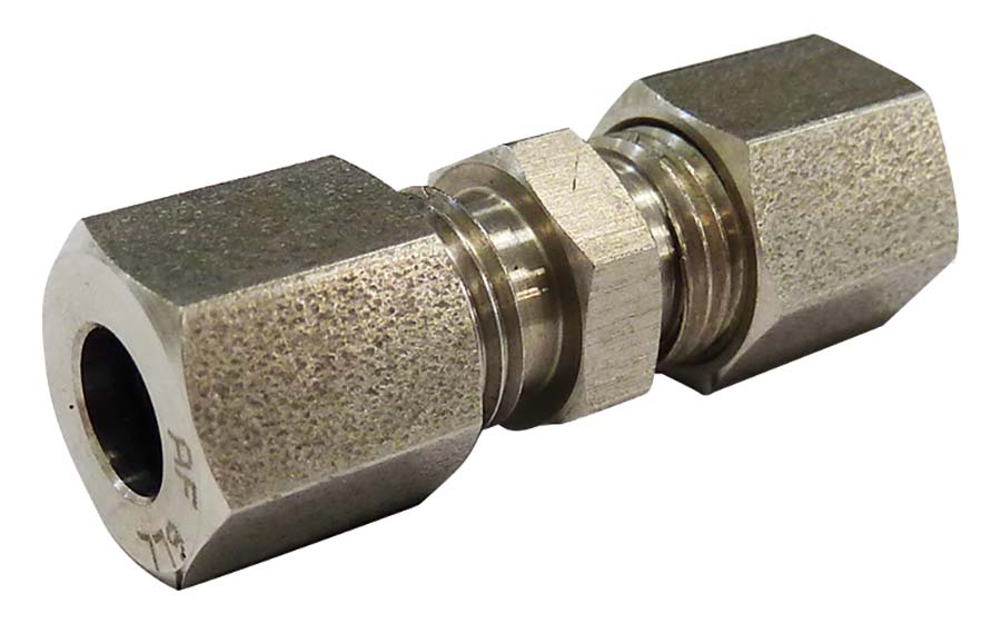 LL Compression Connector &#45; Zinc Nickel Coated