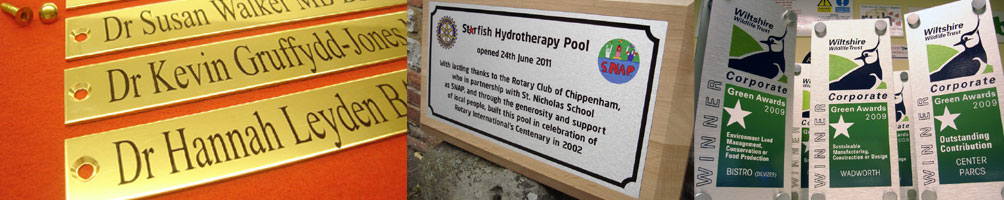 Specialising In Plaques, Name Plates & Panels