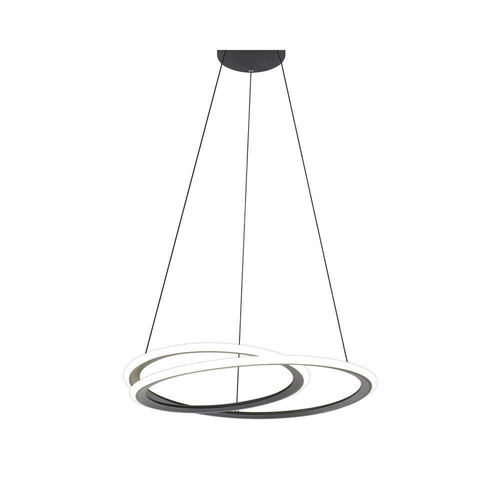 Luxuria Marquee 51.5cm Pendant 1x40W LED 4000K 2996lm 3 Step Dimming Sand Black