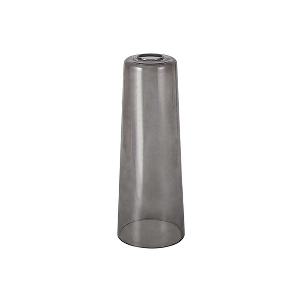 Luxuria Meash Large Cylindrical Cone Smoke Grey Glass Shade (B)