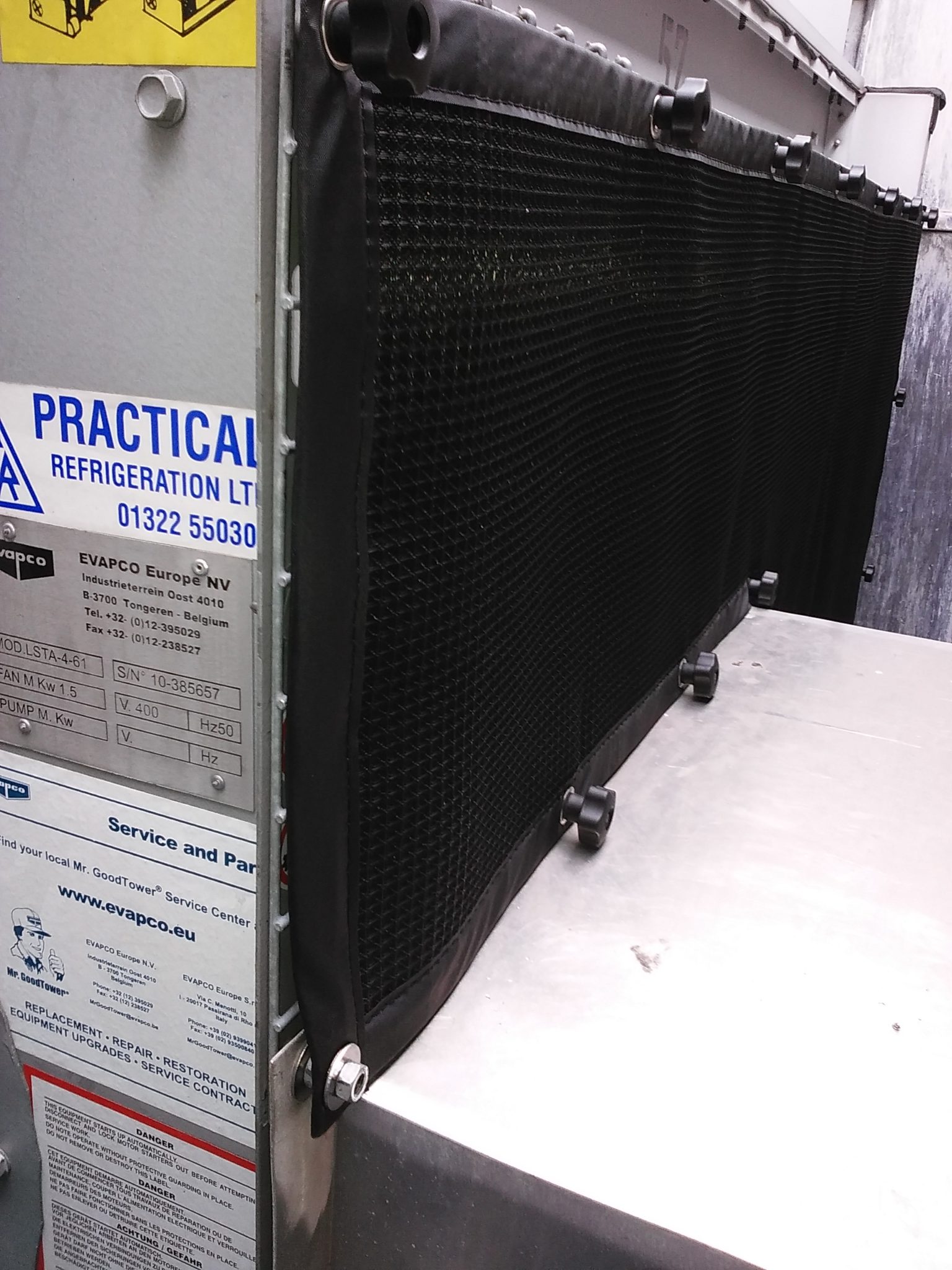 Evaporative Cooling Tower Air Inlet Mesh