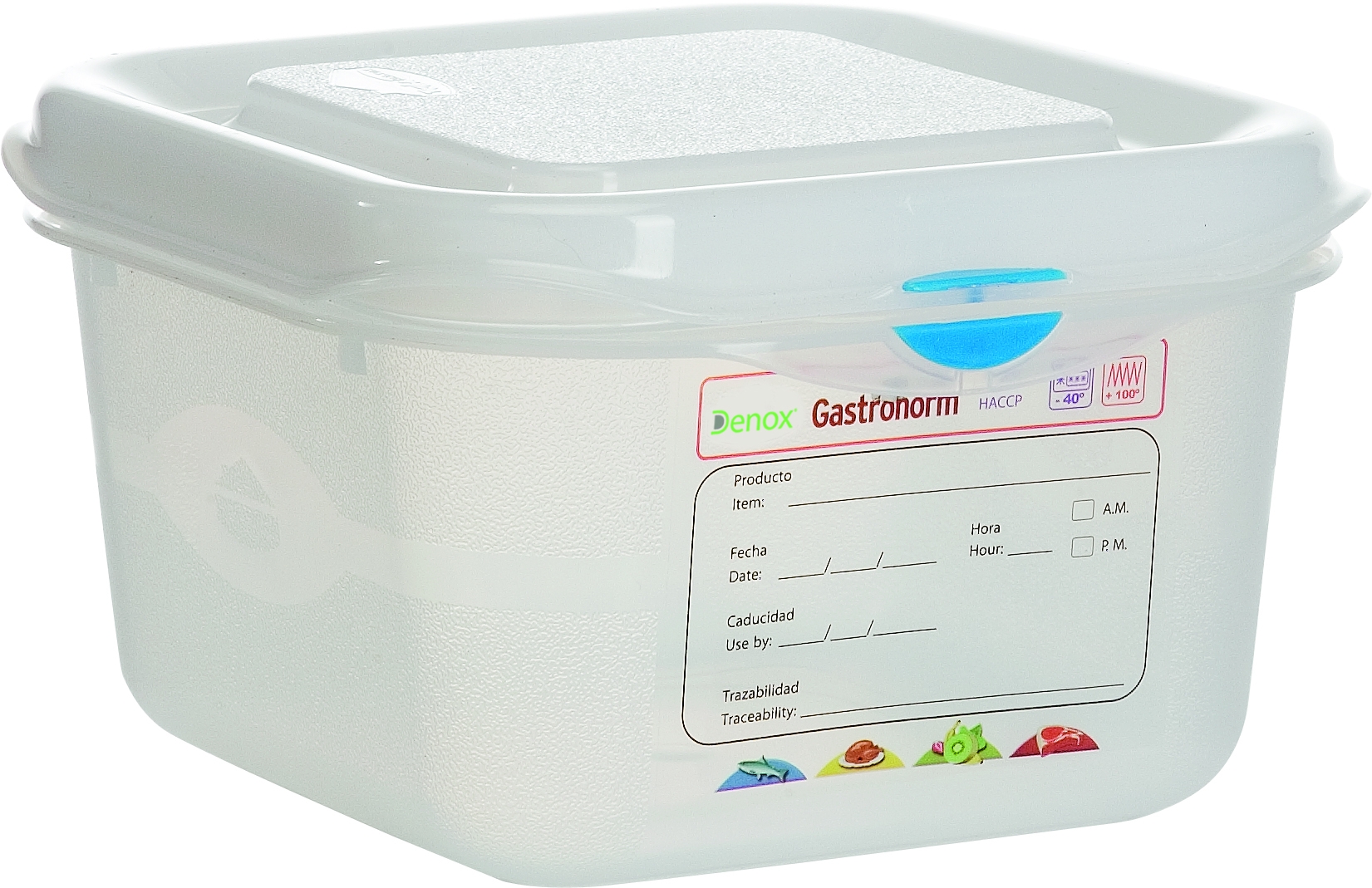 Airtight Gastronorm Food Grade Container 1/6 1.7 Litres