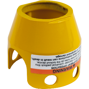 ZBZ4005 guard for harmony pushbutton protection plastic yellow high 37 mm