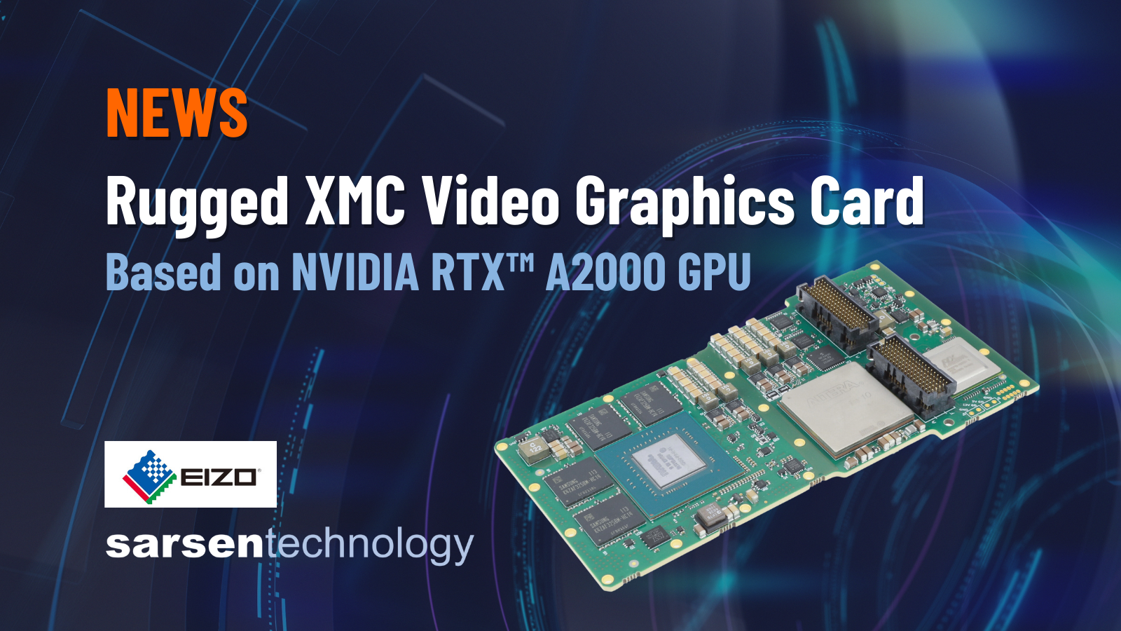 EIZO Releases XMC Video Capture And GPGPU Card Designed For Real-Time Sensor Capture, Processing &amp; Display