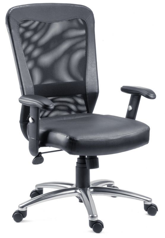 Mesh & Leather Executive Chair - BREEZE UK