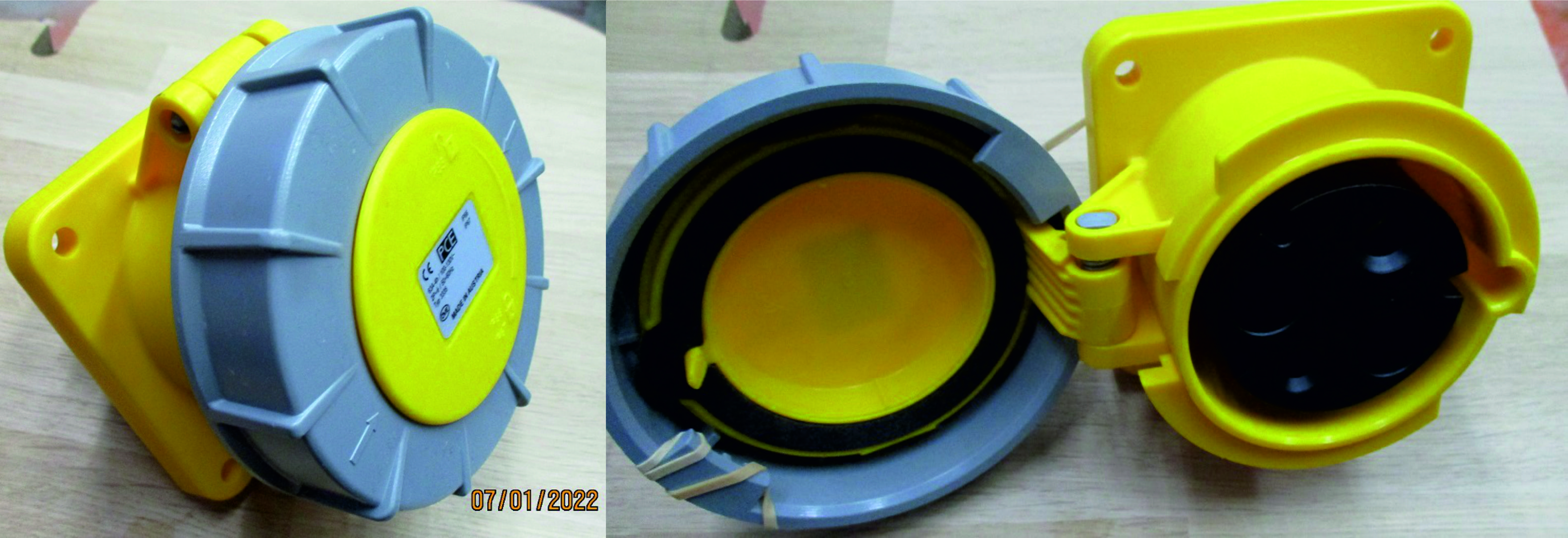 110v 63 amp 3 Pin Panel Socket PCE 100mm Flange
[PCE-163PS]