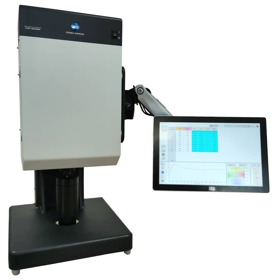 Spectrophotometer with touchscreen 