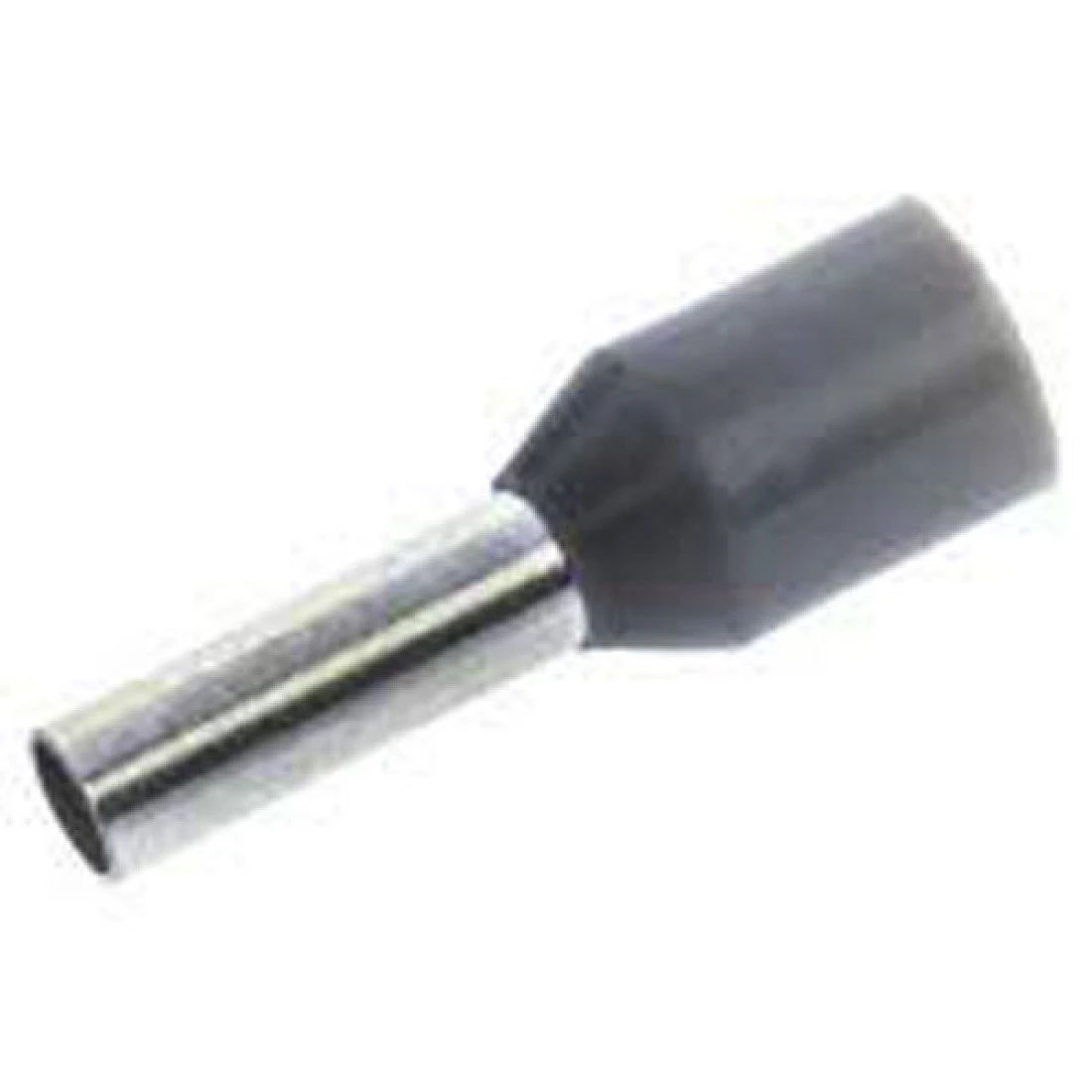 BOOTLACE FERRULE 4MM GREY 10MM LONG (PACK OF 100)