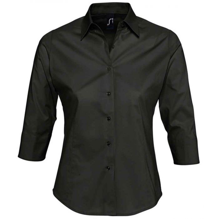 SOL&#39;S Ladies Effect 3/4 Sleeve Fitted Shirt