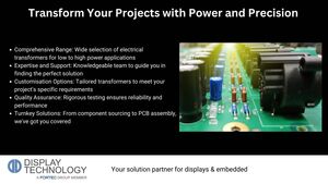 Get the Perfect Solution with Display Technology - Components and Electrical Transformers