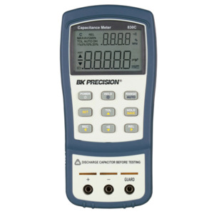 B&K Precision 830C-220V Capacitance Meter, 200 mF, 220 VAC, Dual Display, USB, 800C Series
