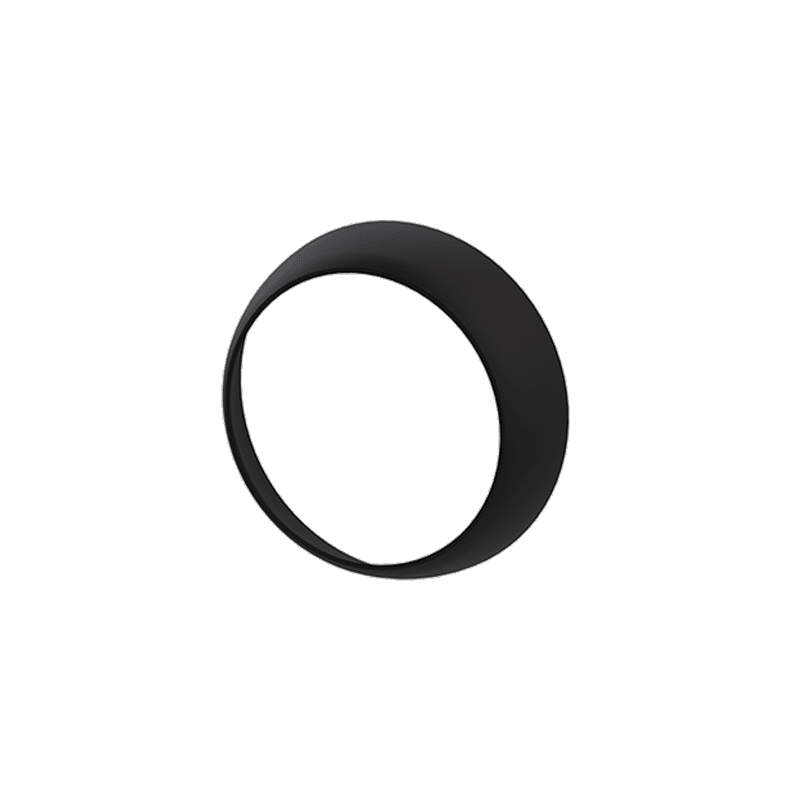 Ovia Evo Orb Plain Ring Bezel Black