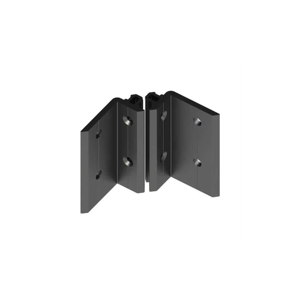 Marano 90 Deg. Side Fix Bracket - PairAluminium Black Powder Coated Finish