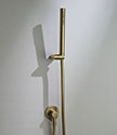 Art Deco Brass Handheld Shower (61BL)