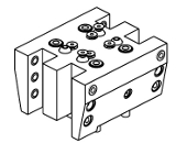 Twin head radial tool with capto connection