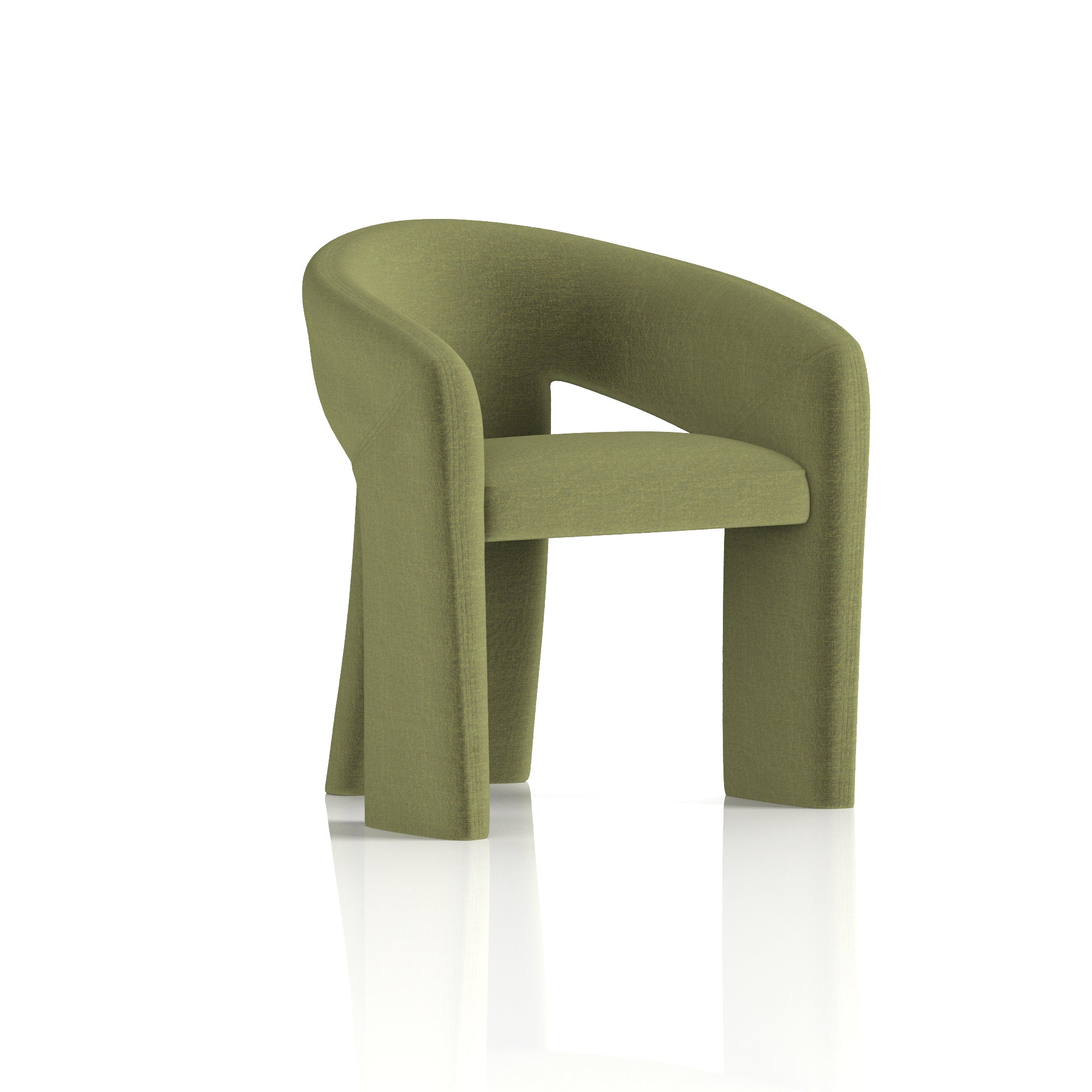 Suppliers Of Boho Green Fabric Accent Chair UK
