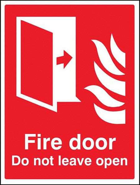 Fire door Do not leave open