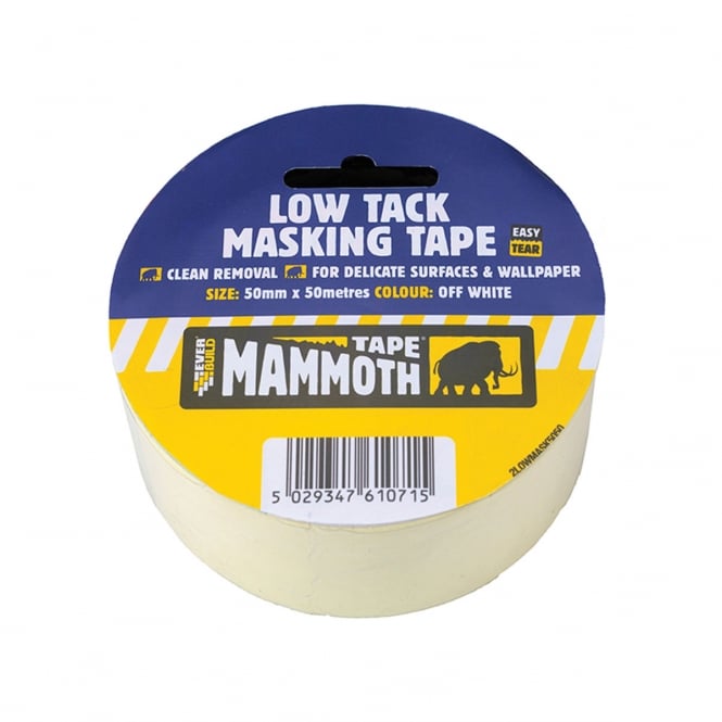 Everbuild Low Tack Masking Tape 50mm x 25Mtr