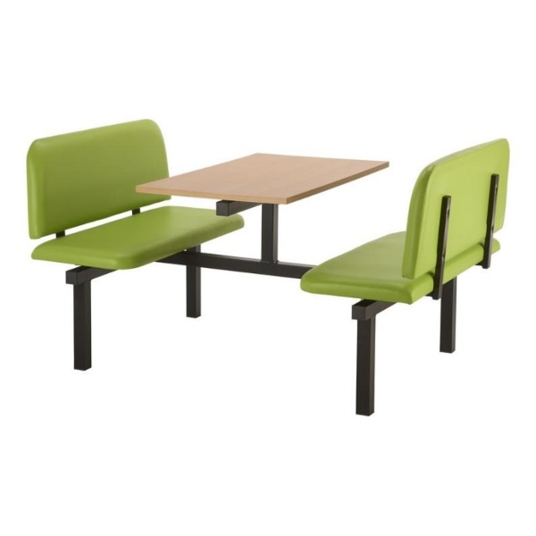 CU94 - 4-Seater Oscar Canteen Unit - 2 Way Access, Green, Beech