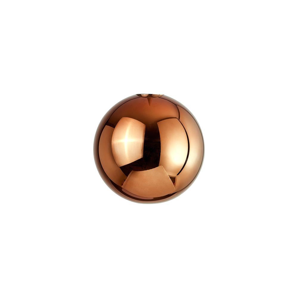 Luxuria Apex 150mm Round (J) Dark Copper Globe Glass Shade