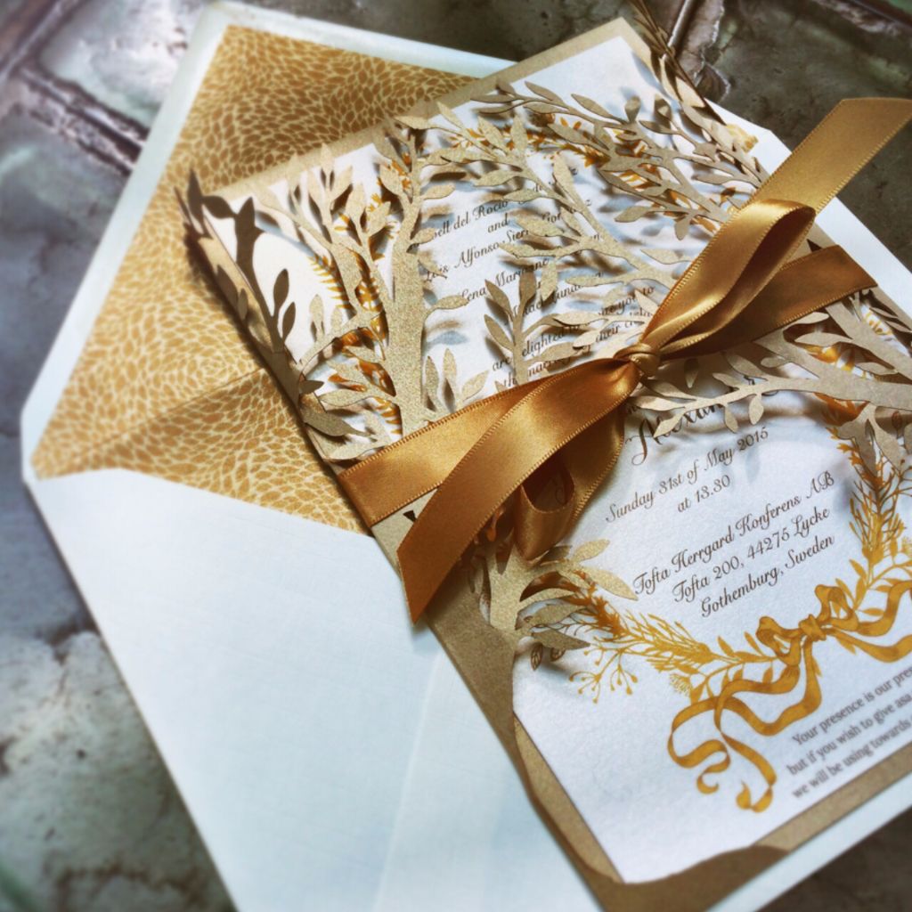 Intricate Laser Cut Invitations